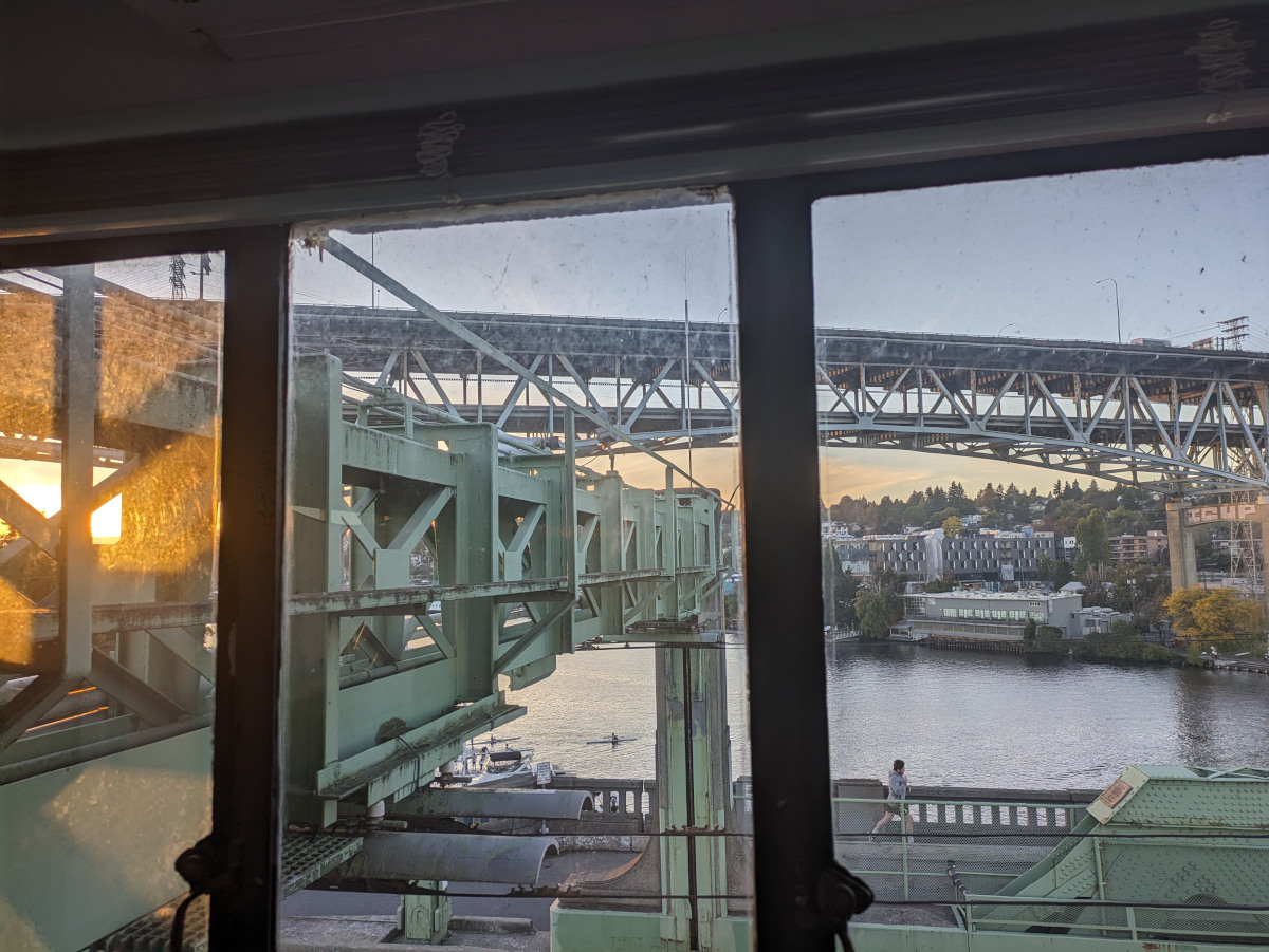 Golden Hour and the Ship Canal Bridge